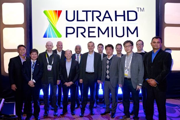 Representatives of all the UHD Alliance board member companies