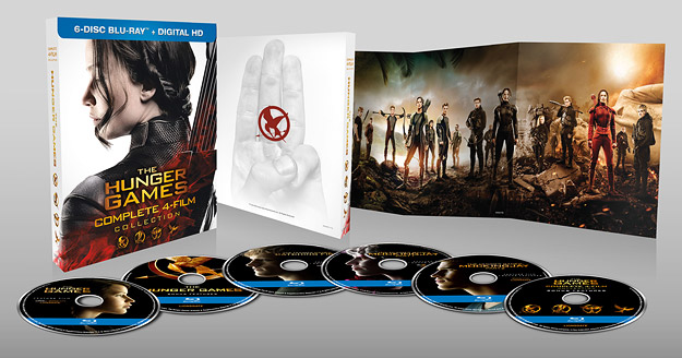 The Hunger Games: The Complete 4-Film Collection (Blu-ray Disc)