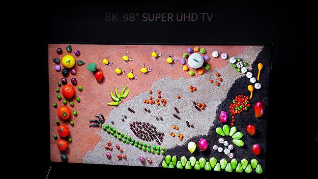 LG 8K display