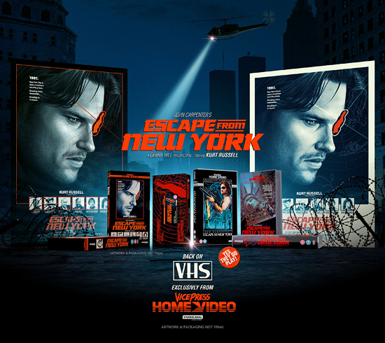 Escape from New York (Vice Press VHS)