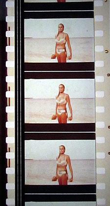 A 35 mm clip of Dr. No
