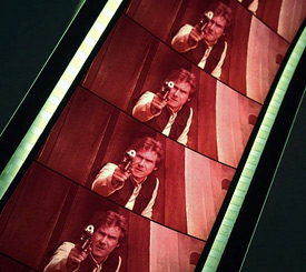 A 70 mm film frame for Return of the Jedi