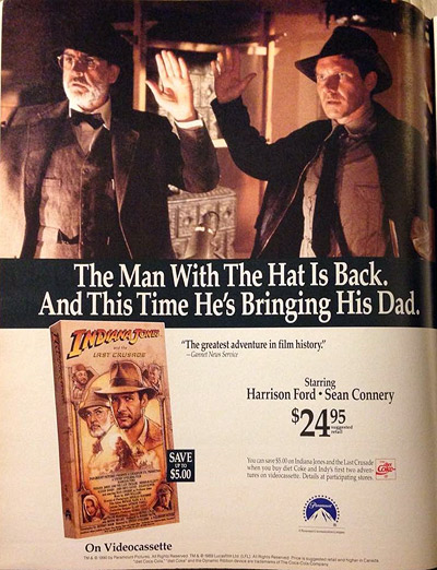 VHS advertisement