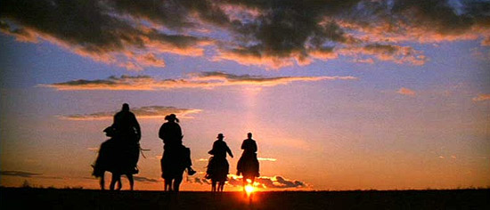 Riding into the Sunset