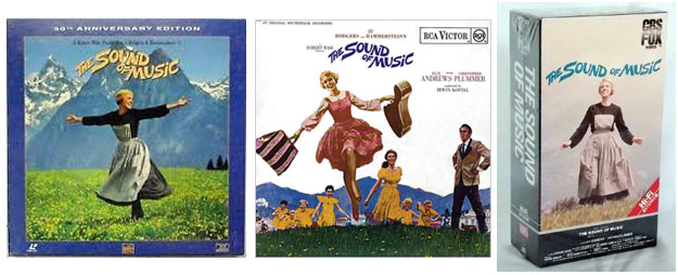 Sound of Music soundtrack CDs and VHS release