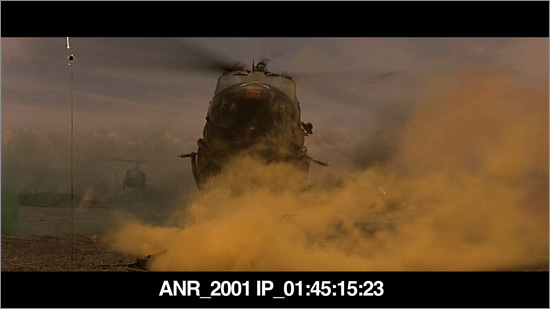 Screenshot from the 2001 I.P. of Apocalypse Now Redux