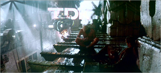 A different shot of Batty’s death from the workprint.