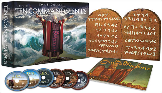 The Ten Commandments BD/DVD Gift Set