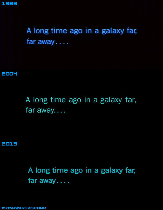 The preface was replaced with the Attack of the Clones preface in 2004, and now is back to the original.