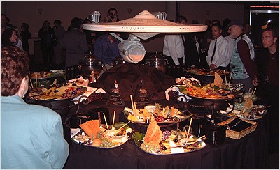 Orbiting the buffet