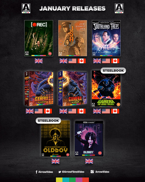 Arrow Video's January 2021 slate