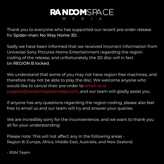 Random Space Media