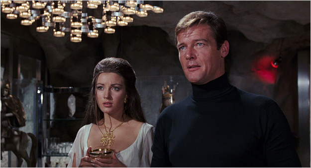 A scene from Live and Let Die (1973).