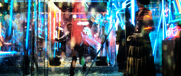 A scene from Blade Runner: The Final Cut in 4K