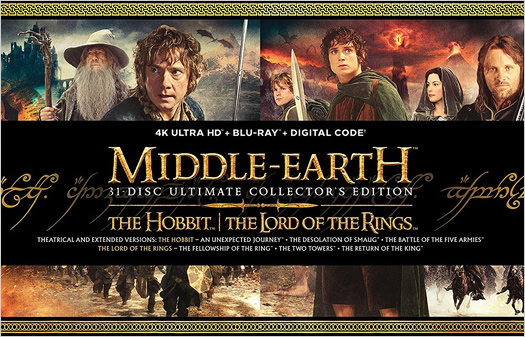 Middle-Earth 6-Film Ultimate Collector’s Edition (4K Ultra HD/Blu-ray Box Set)